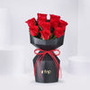 10 Red Roses Bouquet in New Elegant Sleeve