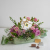 Floral Tray In Premium Tray With Patchi Box