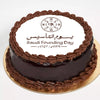 National Day Theme Chocolate Truffle Cake