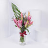 Grand Pink Petals Arrangement in a Vase
