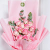 Incredible Pink Roses Bouquet For Her