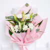 Mixed Roses & Lilies Hand Bouquet for Her