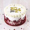 Delectable Red Velvet Cake For New Year's Bliss
