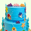 Baby Shark Theme Cake