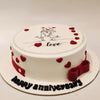 Beautiful Anniversary Cake