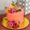 Flowerly Chocolate Cake