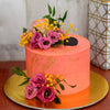 Flowerly Chocolate Cake