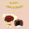 Happy Anniversary Delightful Red Moment