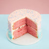 Pink Gender Reveal Cake