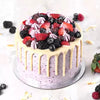 Yummy Vanilla Berry Delight Cake