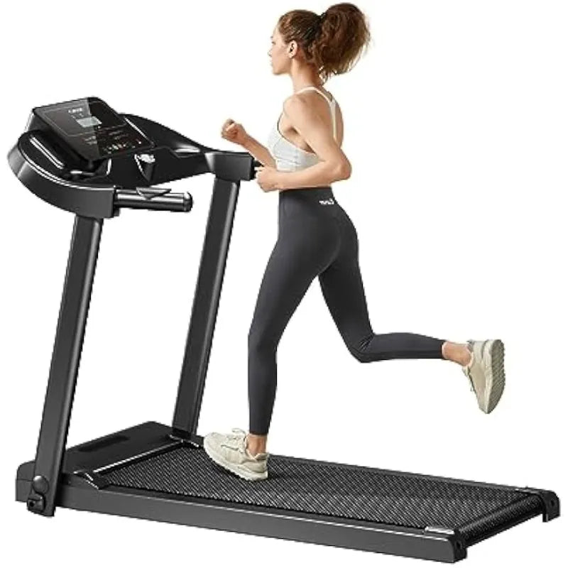 CURSOR FITNESS Home Folding Treadmill with Pulse Sensor, 2.5 HP Quiet , 7.5 MPH, 265 LBS Capacity