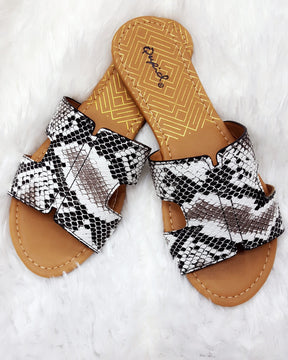 Snakeskin Sandals