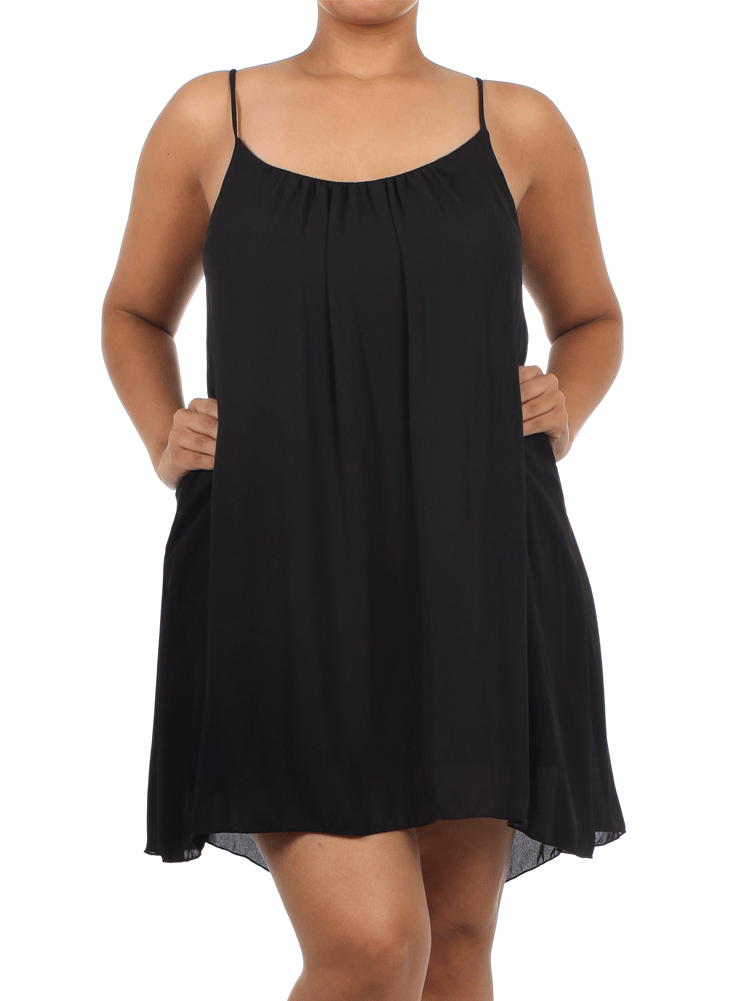 Plus Size Dashing Days Black Frock Dress – Plussizefix