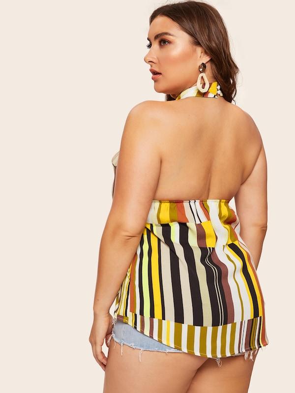 plus size backless