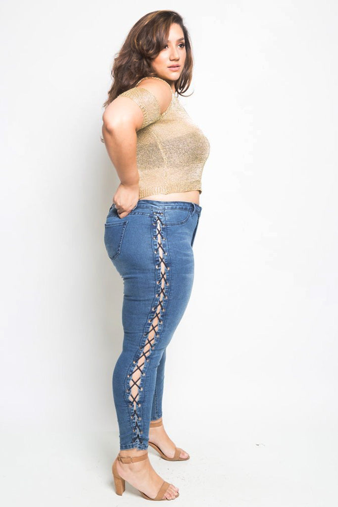 sexy plus size jeans