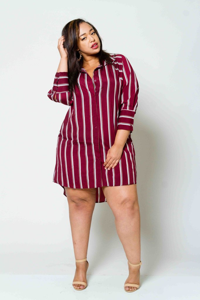 cheap plus size shirt dresses