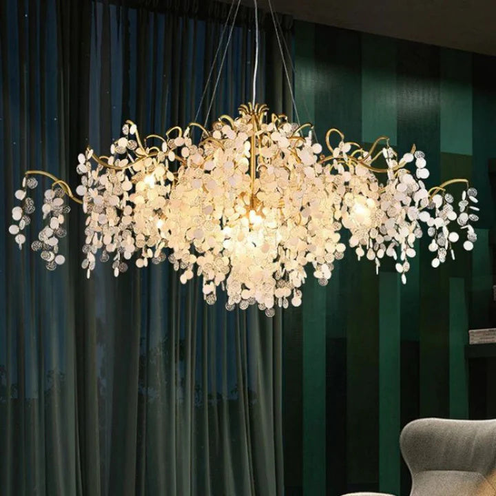 LS Luxury Spring Oval Branch Chandelier