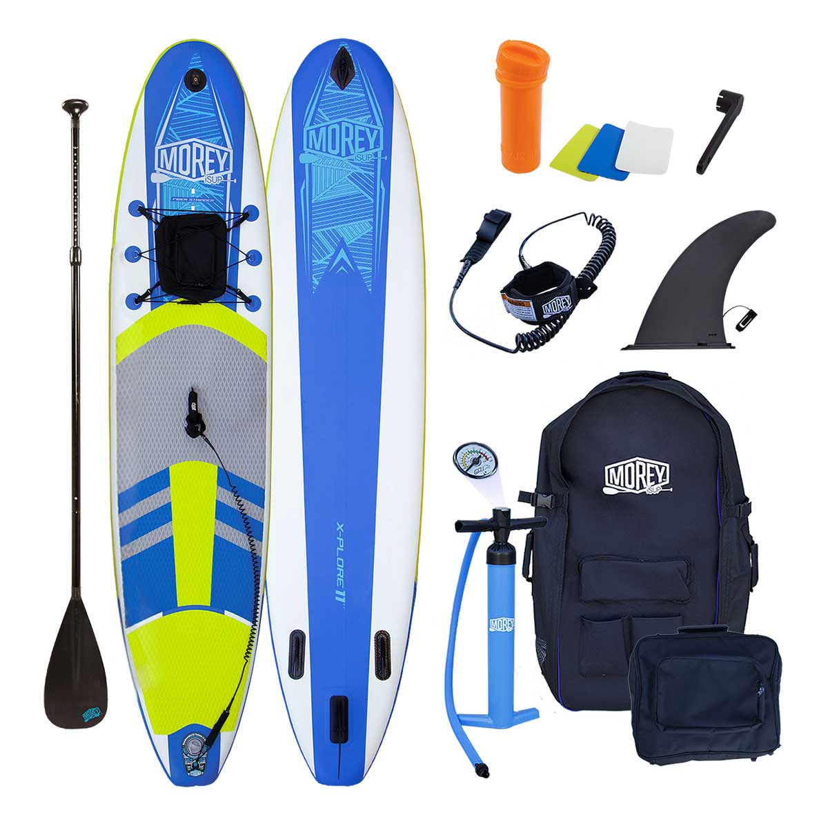 Image of Morey Travlr Inflatable Stand Up Paddleboard Package - 10'