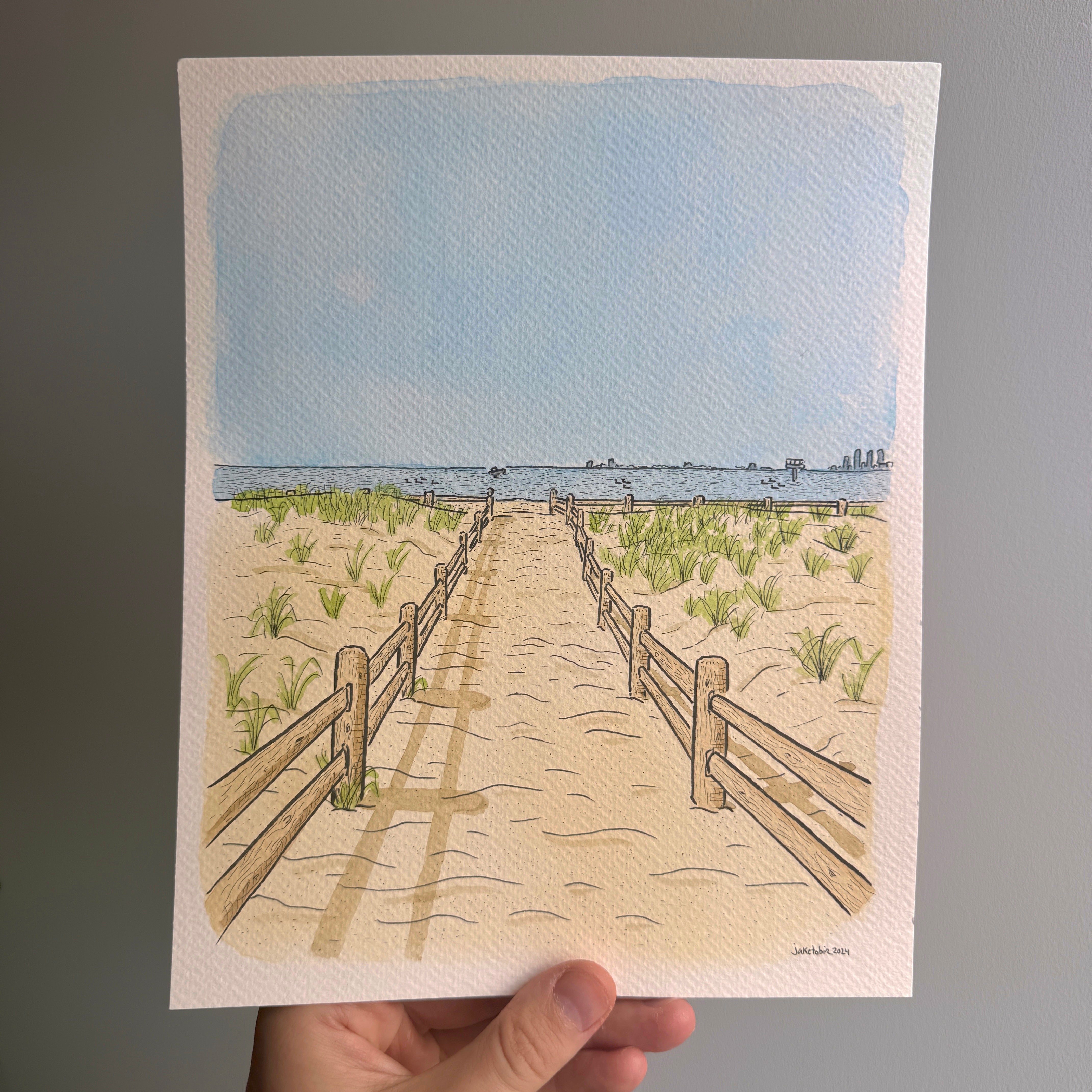 Hanlan’s Beach Coming (Original + Limited Prints)