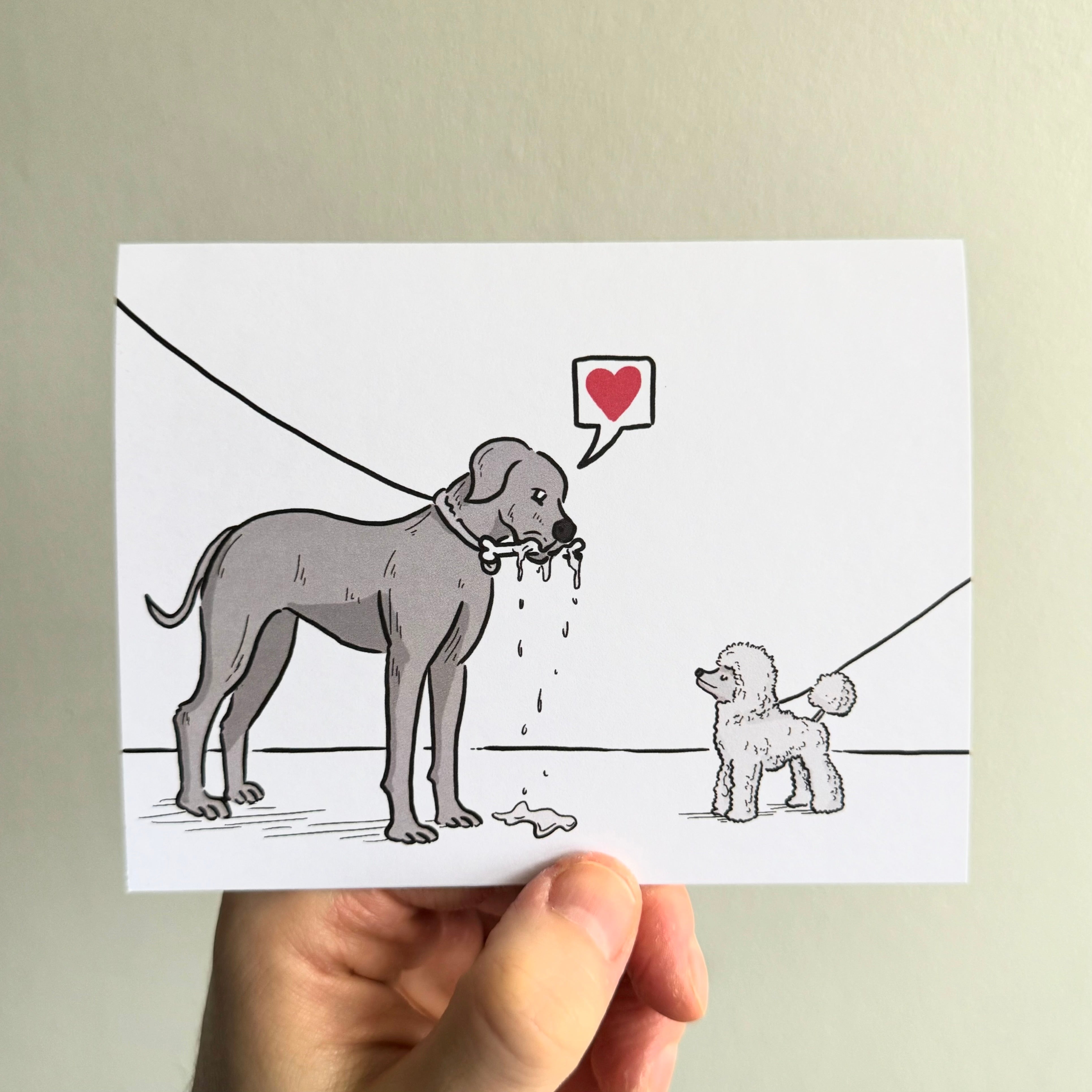 Doggy Love Greeting Card