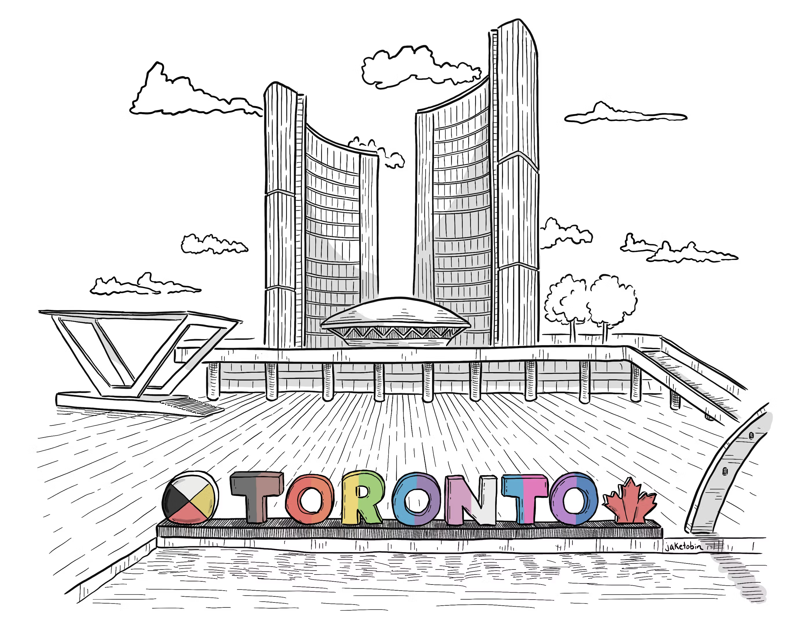 Nathan Phillips Square, Pride Edition