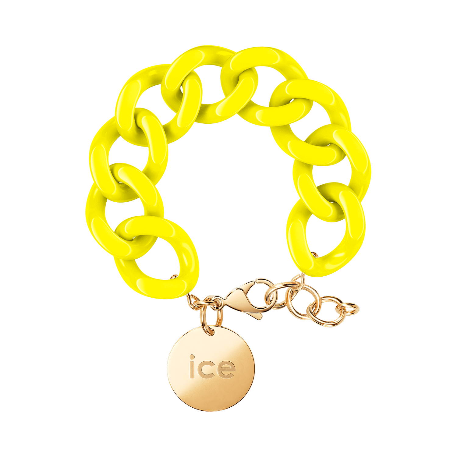 Chain bracelet Flashy Yellow - Jaune - M product