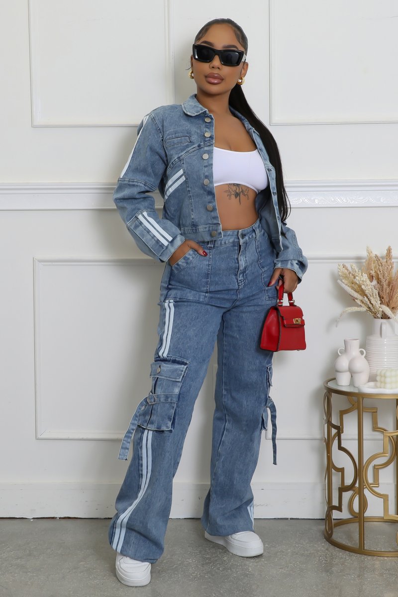 Next Level Denim Pant Set