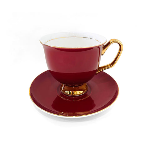 Luxury Louis Leopard Two Cup Teaset - Limited Edition - Çarşı 24