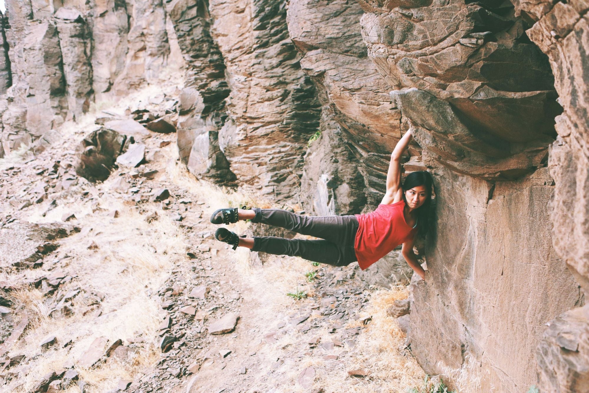 Designer Clothes For Watching Ladies Climb – Outdoor Research