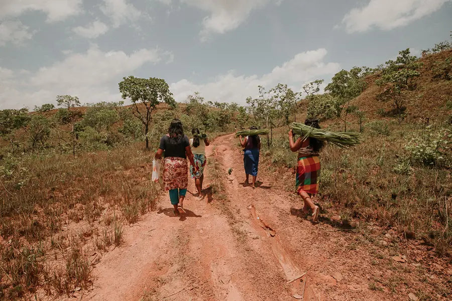 Indígenas utilizam a natureza como inspiração para criação de suas artes