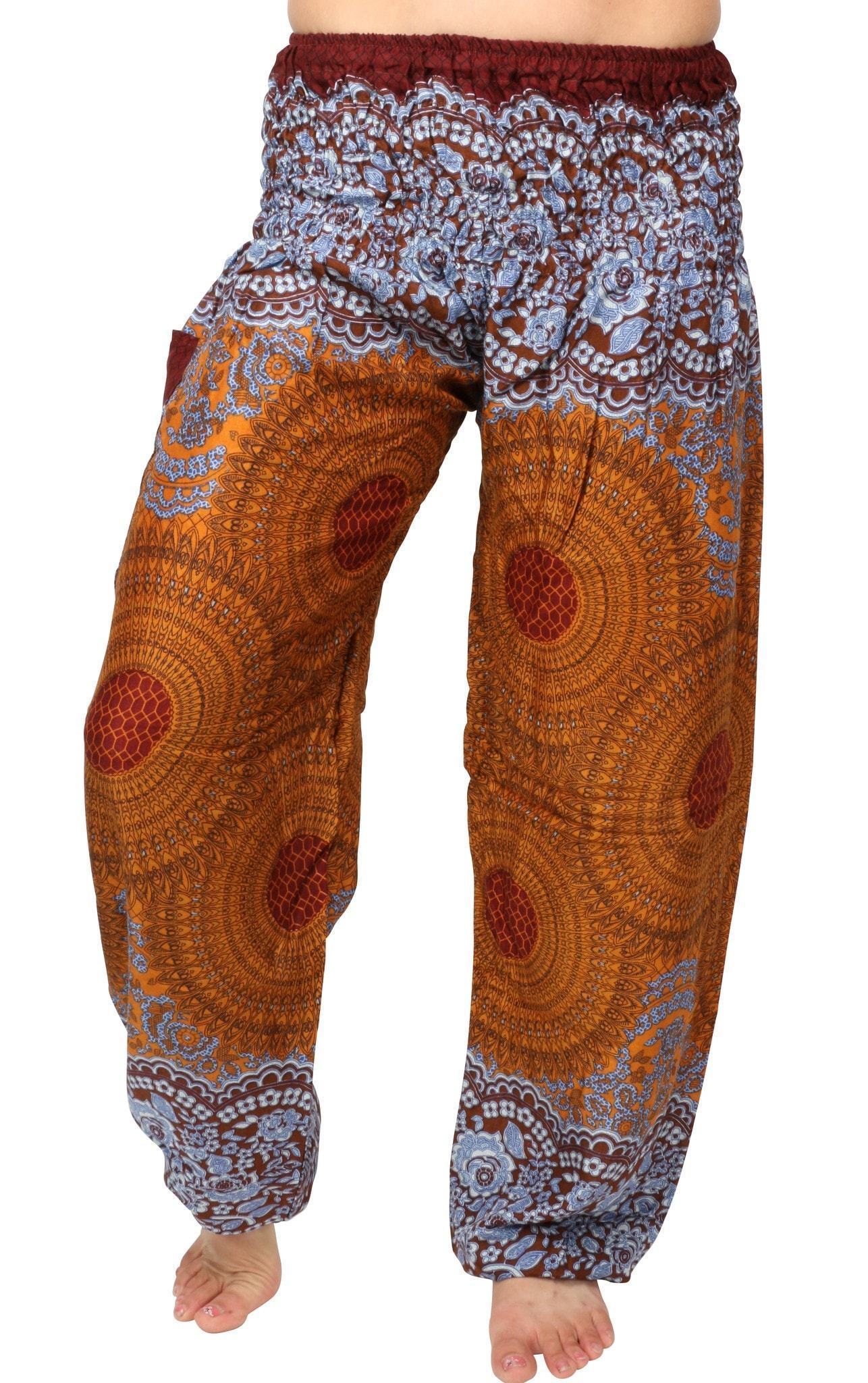 Pumpkin Spice Honey Hive Harem Pants - One Tribe Apparel