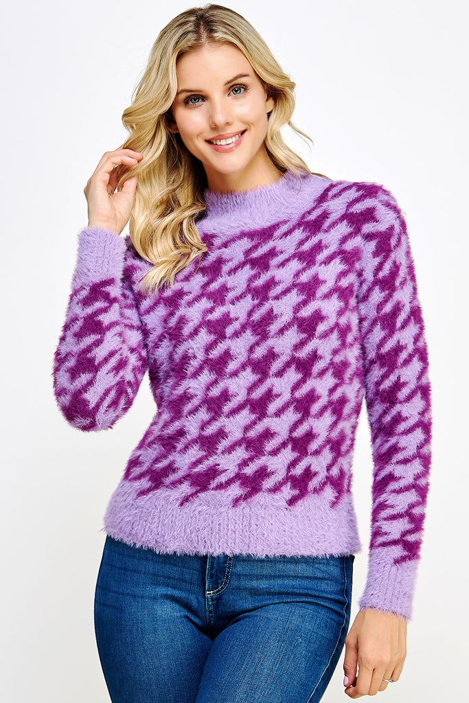 Feather Trim Sweater – Bella Bella