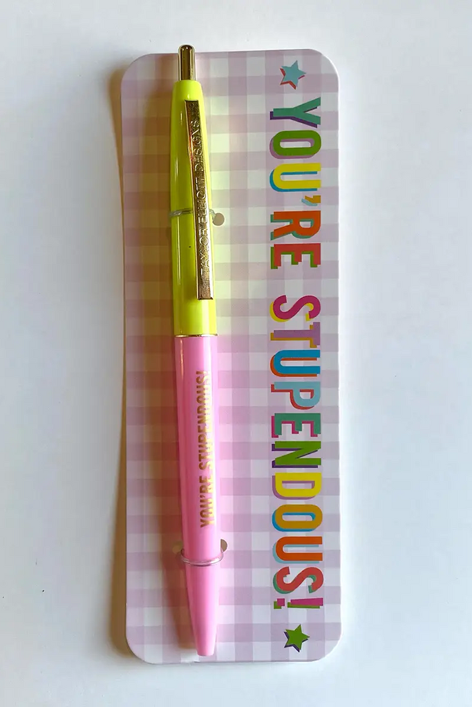 best teacher ever pen set in gift box {with colored ink!} – pretty