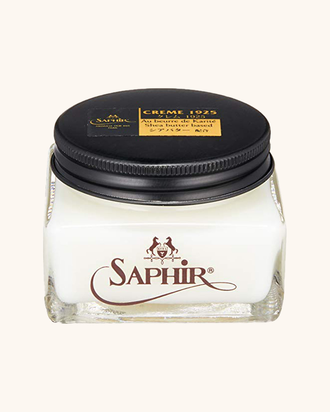 Saphir: crème universelle & Lotion Médaille d'Or 1925 pour cuirs (cire  d'abeille & huile de jojoba, huile de vison) - Cordonnerie - Clés (Fort  Jaco)