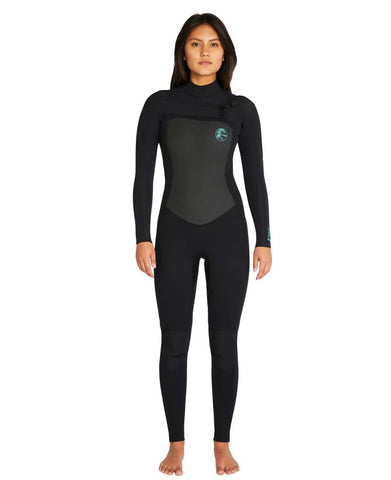 O'Neill womens Bahia chest zip 4/3mm wetsuit