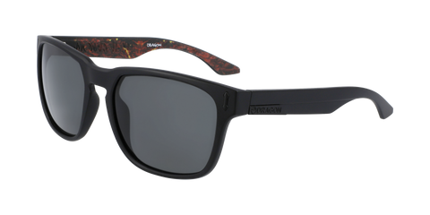 Dragon Monarch XL matte black inferno Lumalens sunglasses