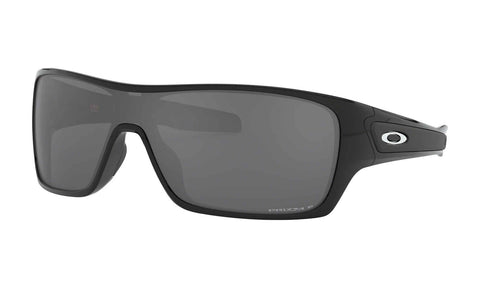 Oakley Turbine Rotor Sunglasses in gloss black with Prizm polarised lenses