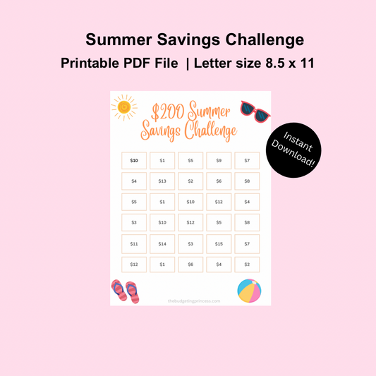 Summer Savings Challenge