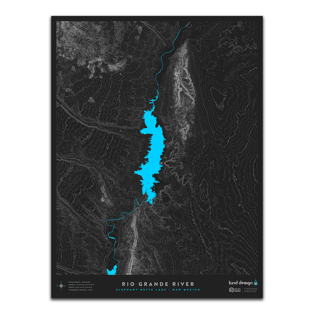 Rio Grande River Elephant Butte Lake Nm Kind Design