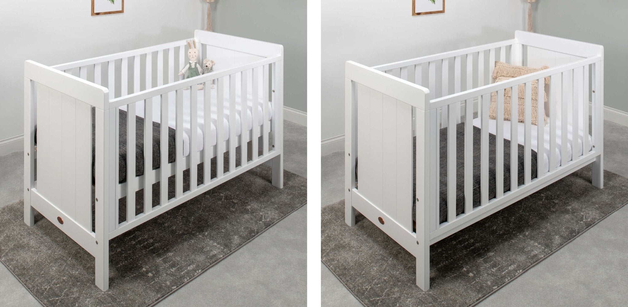 cot bed with adjustable base height