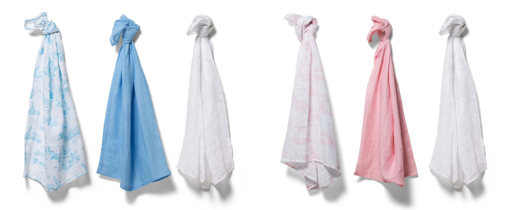 booris collection of muslin swaddle clothes