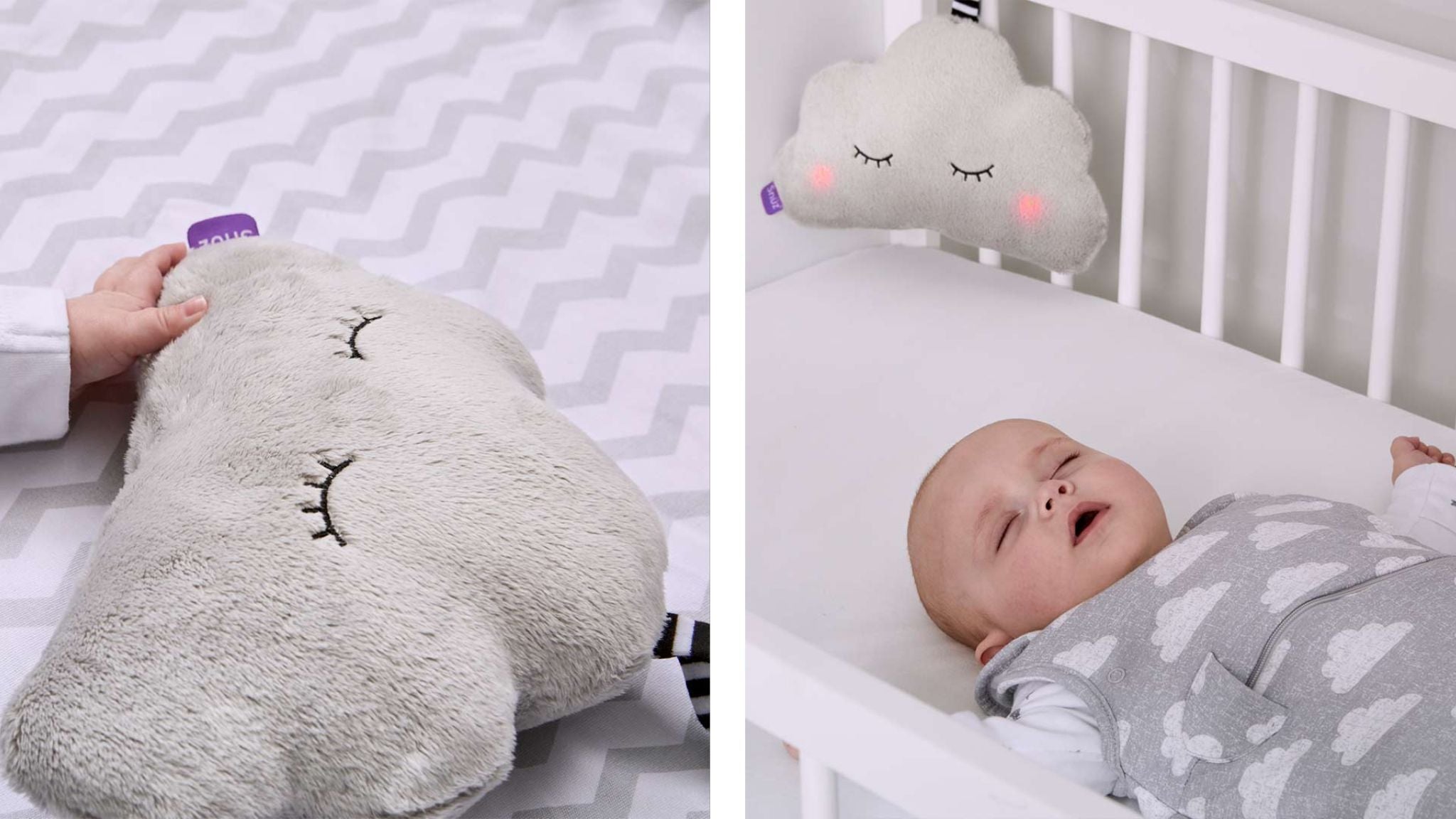 baby sleeping with night light