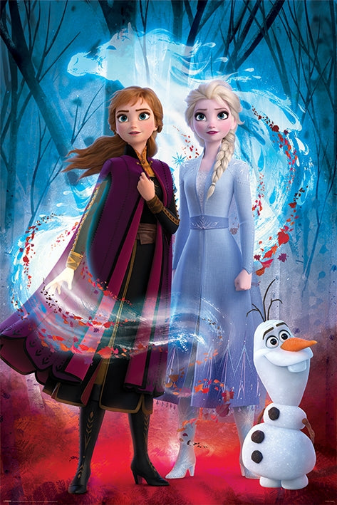 Frozen - Anna & Snow Queen Elsa Movie Poster 22x34 RP6039 UPC017681060 –  Mason City Poster Company