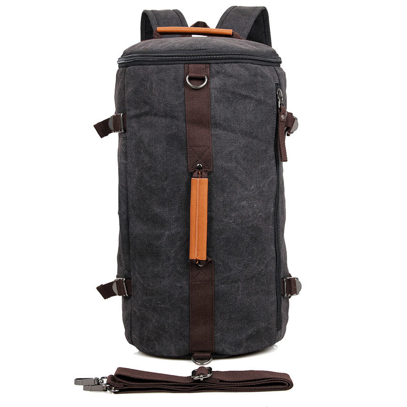 Canvas Universal Cylinder Bag - Black