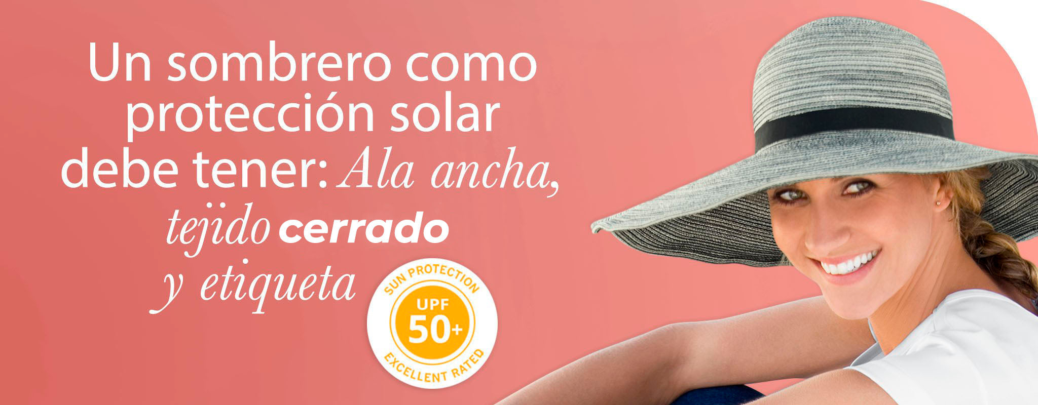 FULLSAND Sombrero Capa Mujer Con Protección Solar Certificada.