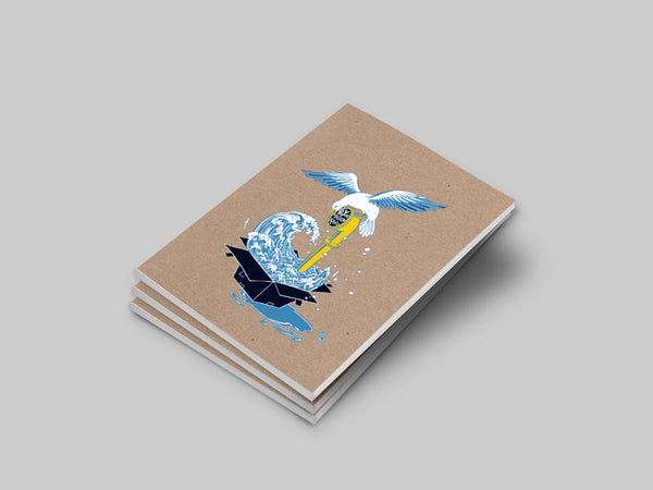 Beyond Tellerrand Logo example Kraft Conference Notebook