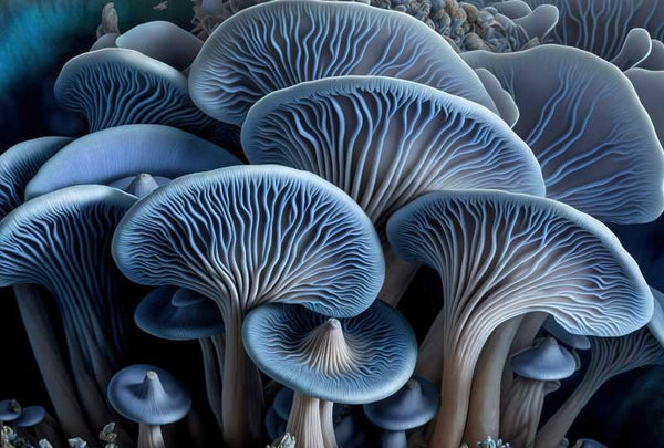 Blue Oyster Mushrooms