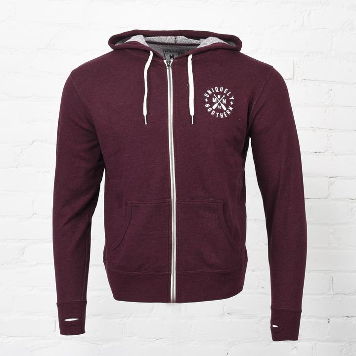 Andes Unisex Zip-Up - Maroon