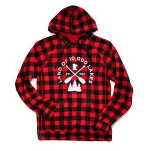 buffalo plaid sweatshirt