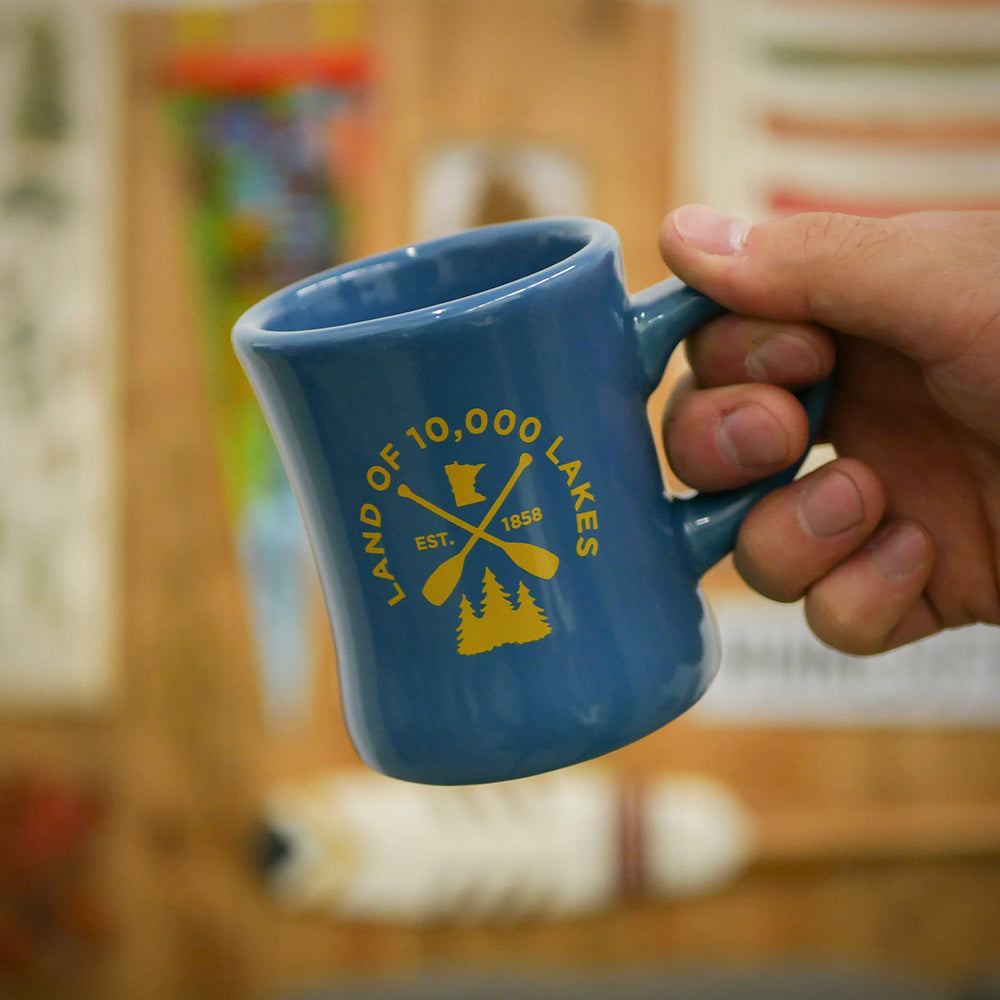 Stamped MN State Mug: Cabin Style (10oz) – Carver Junk Company